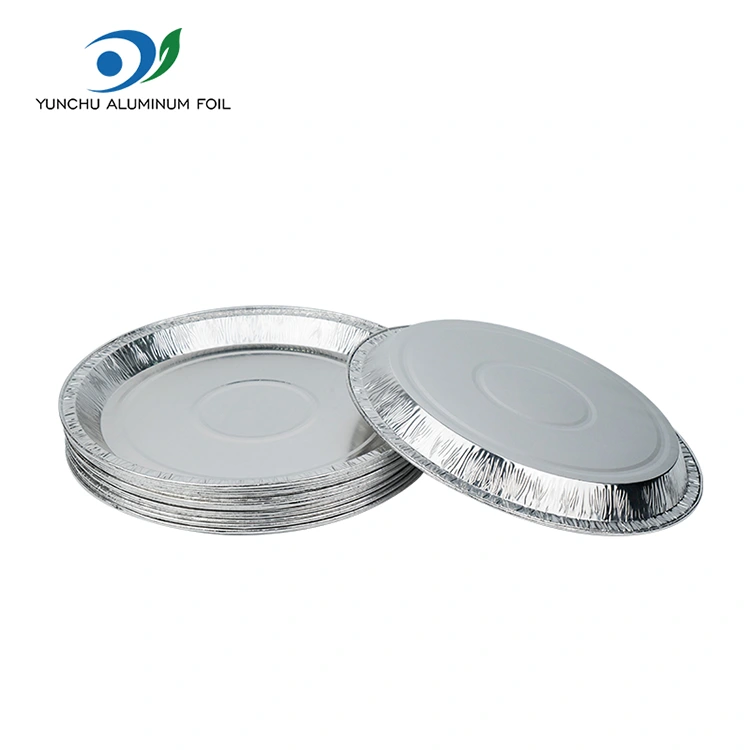 10 inch pizzacan zilveren aluminiumfoliecontainers