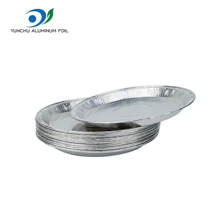 10 inch pizzacan zilveren aluminiumfoliecontainers