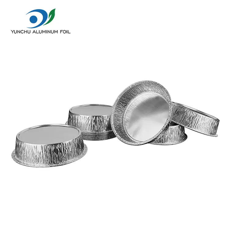 Round Air Fryer Silver aluminium foliecontainers