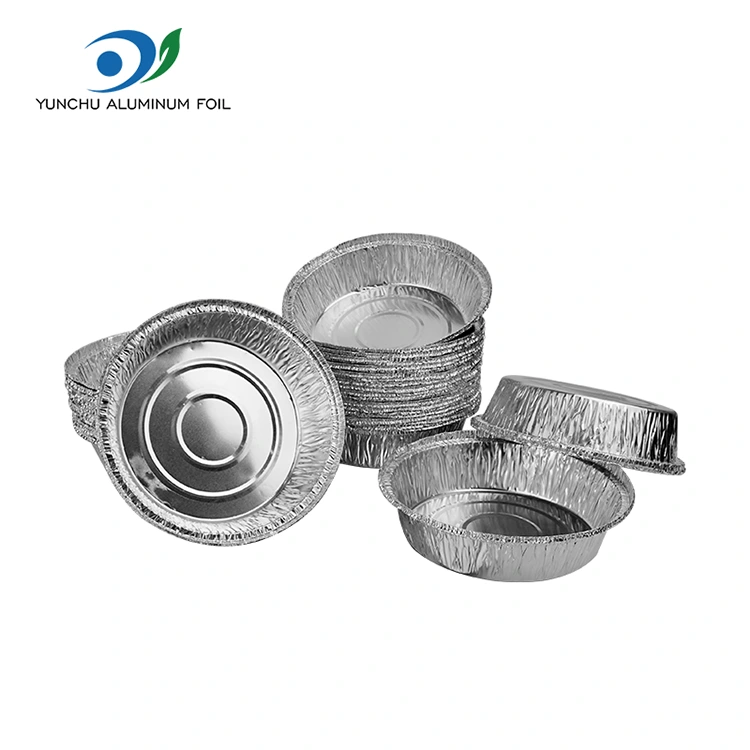 Round Air Fryer Baking Tray Silver aluminiumfoliecontainers