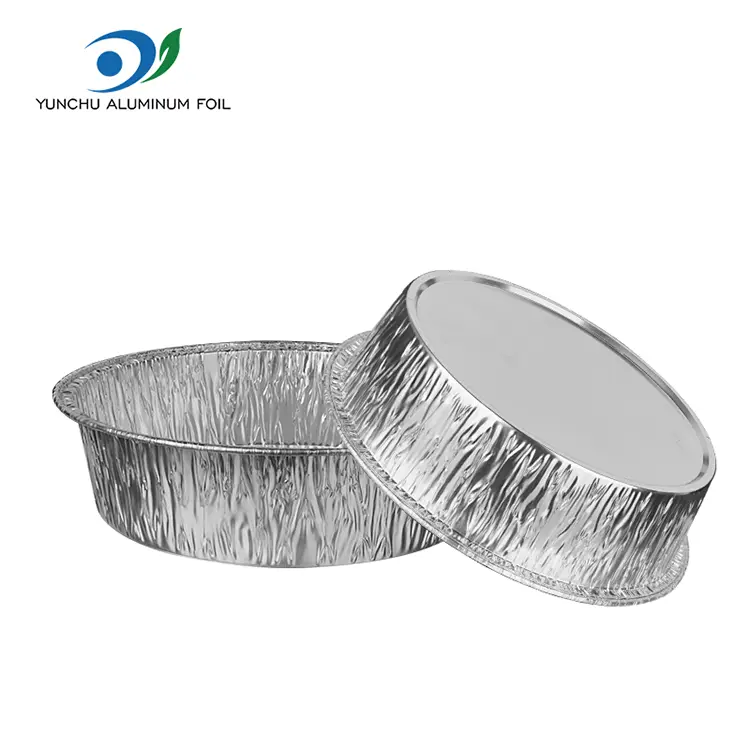 Round Air Fryer Silver aluminium foliecontainers