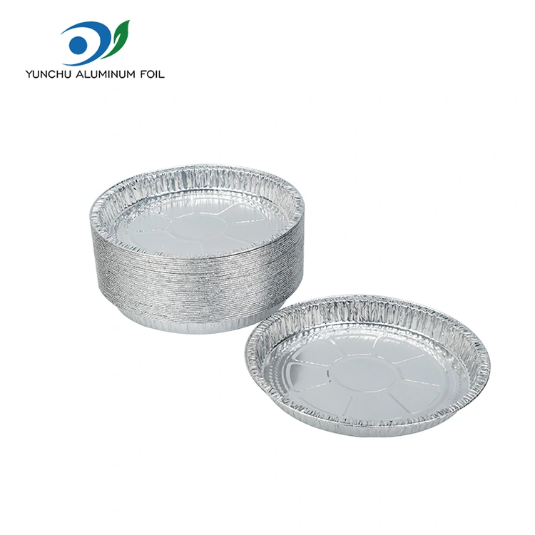 7-9 inch pizzapan zilveren aluminiumfoliecontainers
