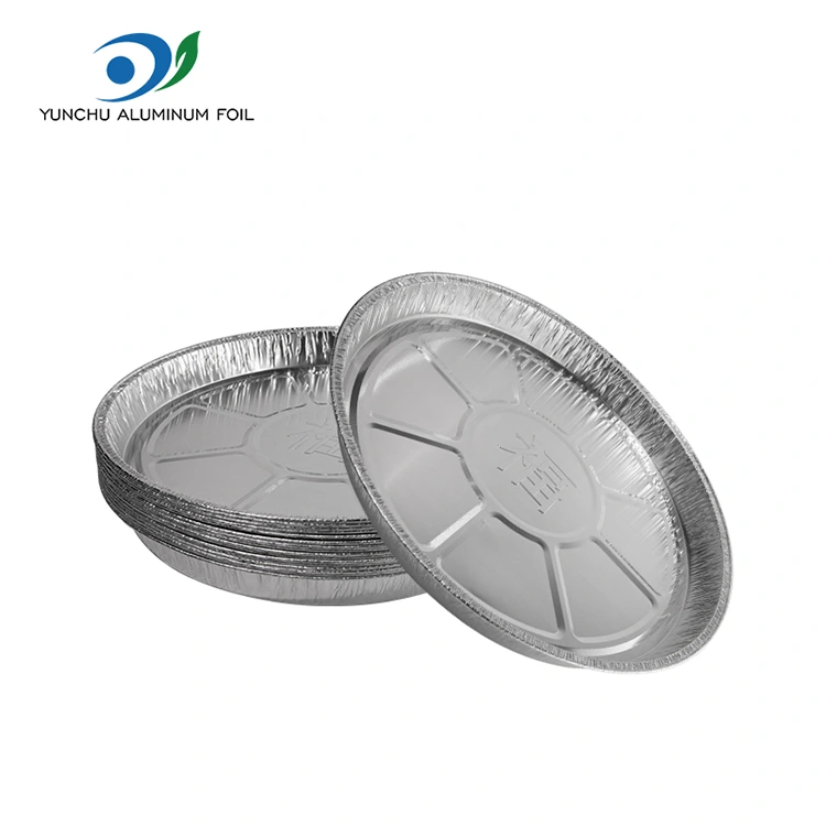 Wegwerp luchtfriteuse oven zilver aluminium folie voedselcontainer