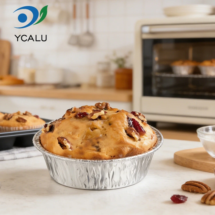 Wegwerp bakluchtfriteuse Zilverkleurige aluminiumfolie voedselcontainers