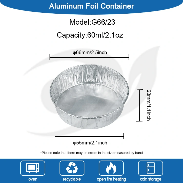 Wegwerp cakebakje voor het bakken van zilveren aluminiumfolie voedselcontainers