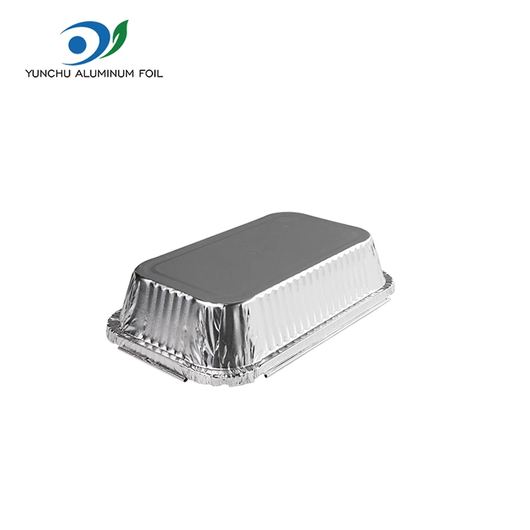 Wegwerp Fast Food Box Barbecue Silver aluminiumfoliecontainers