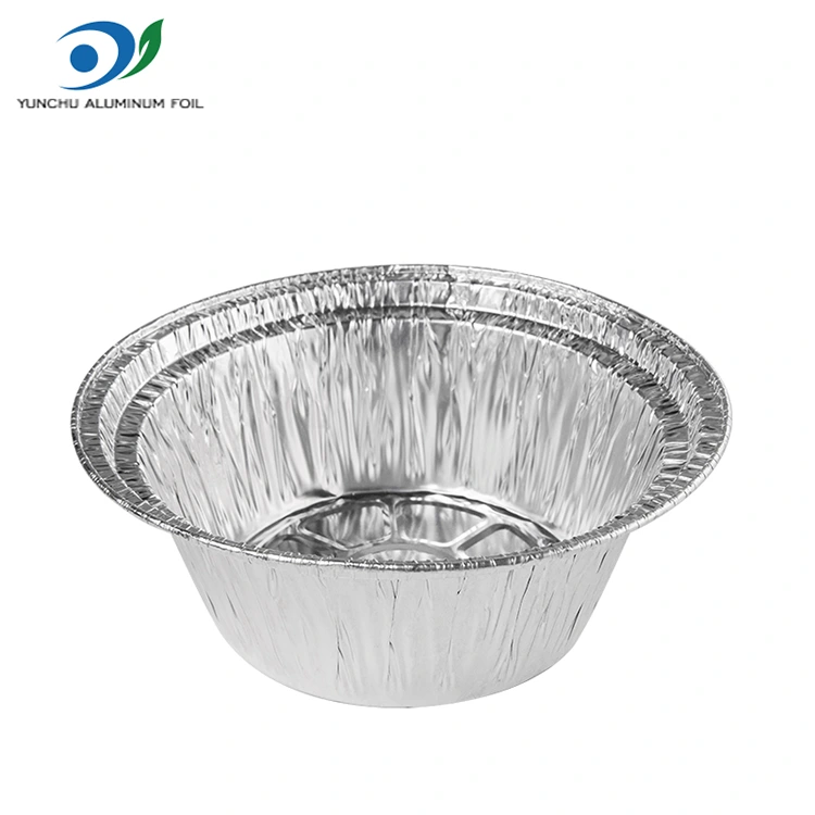 Wegwerp gratin afhaalmaaltijden zilver aluminiumfoliecontainers