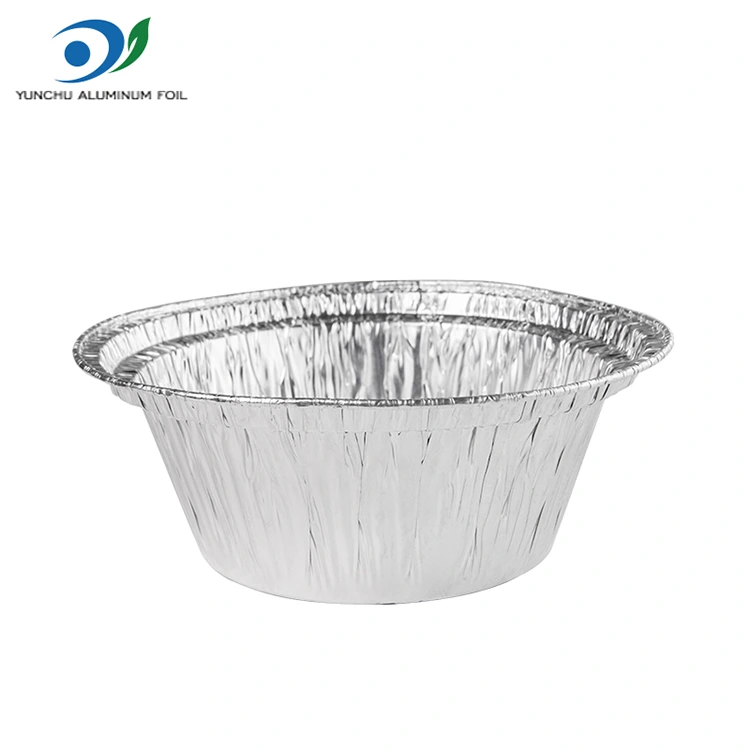 Wegwerp gratin afhaalmaaltijden zilver aluminiumfoliecontainers