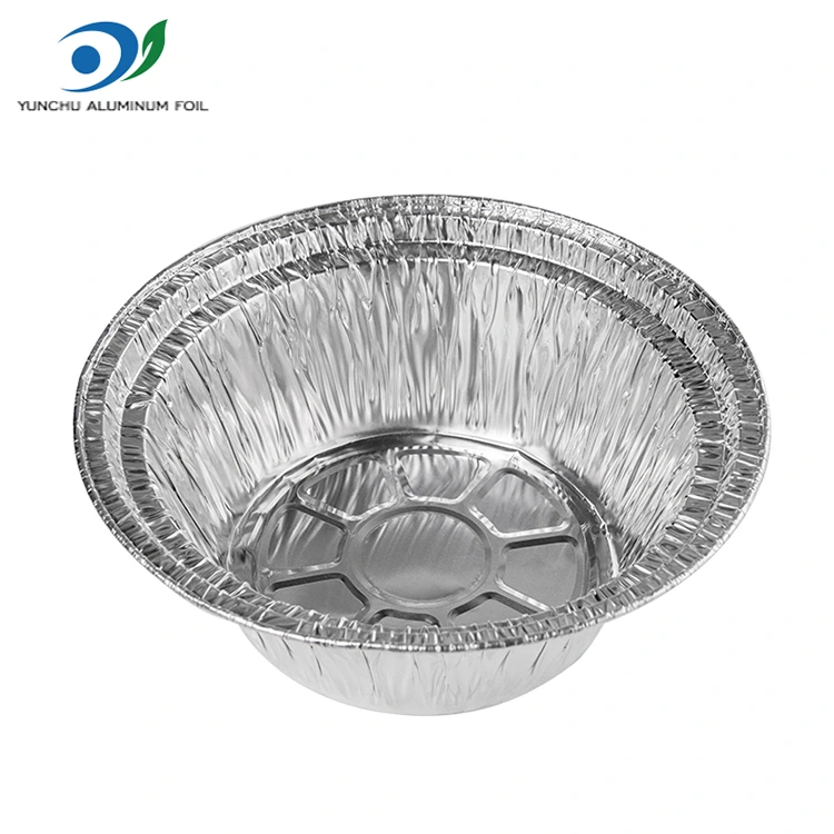 Wegwerp gratin afhaalmaaltijden zilver aluminiumfoliecontainers