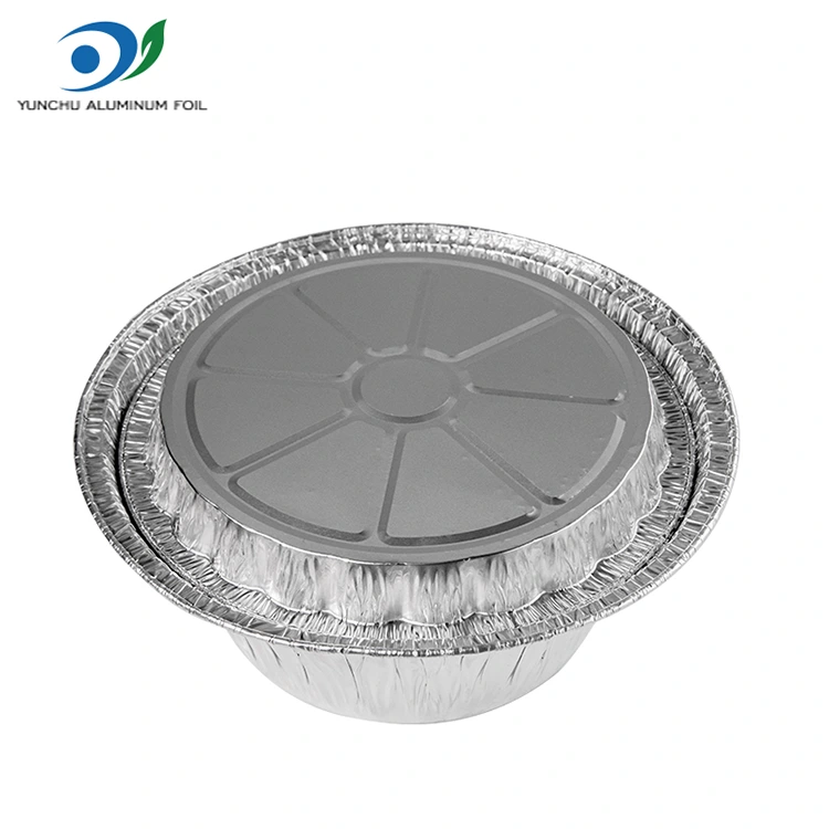 Wegwerp gratin afhaalmaaltijden zilver aluminiumfoliecontainers