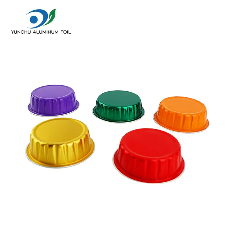 Wegwerpronde Roast Smoothwall aluminiumfoliecontainers