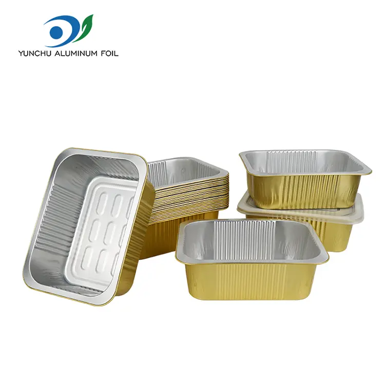 Wegwerpafdichtingen vierkante aluminiumfoliecontainers