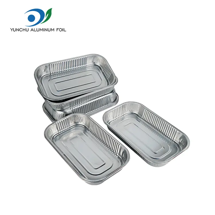 Wegwerp afhaalmaaltijden lunchboxen aluminiumfoliecontainers