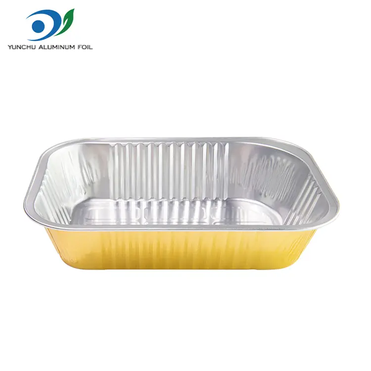 Wegwerp verdikte aluminiumfoliecontainers van voedselkwaliteit