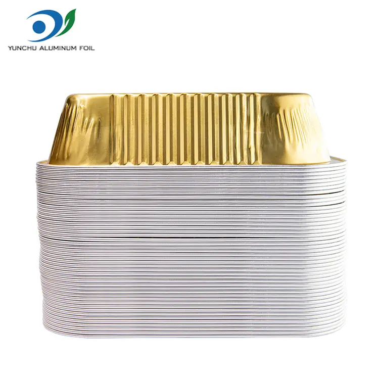Wegwerp verdikte aluminiumfoliecontainers van voedselkwaliteit