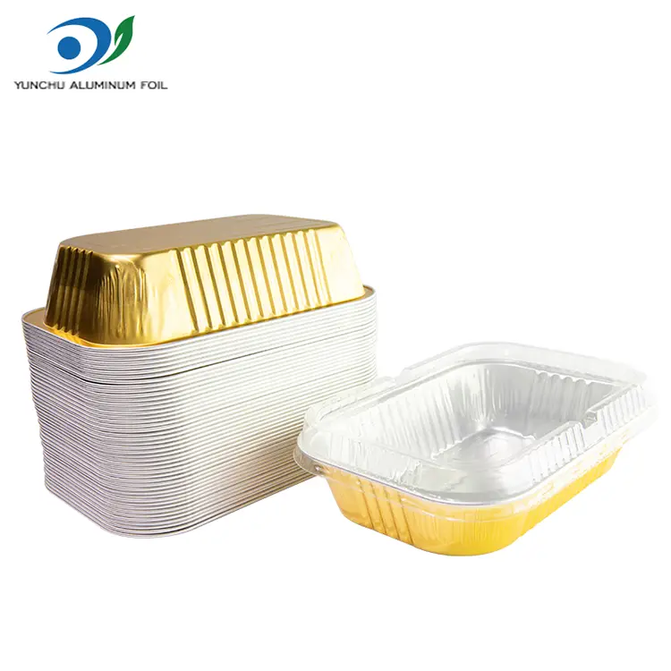 Wegwerp verdikte aluminiumfoliecontainers van voedselkwaliteit