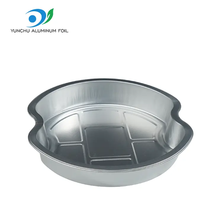 Wegwerpbare afhaalrestaurants rond aluminiumfoliecontainers