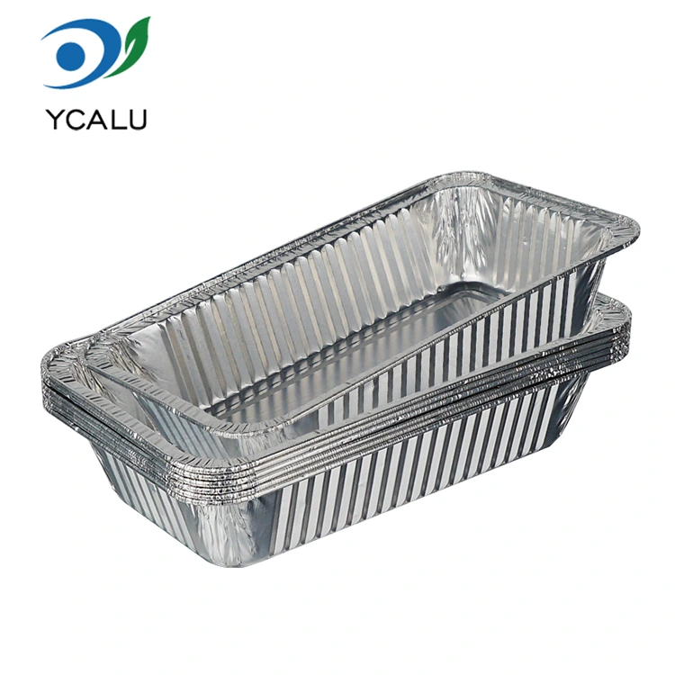 Voedselveilige wegwerpfolietrays voor gebruik in restaurants en catering