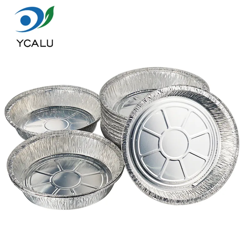 Luchtfriteuse Voedsel Zilverkleurige aluminiumfoliecontainers Luchtfriteuse Voedsel Zilverkleurige aluminiumfoliecontainers