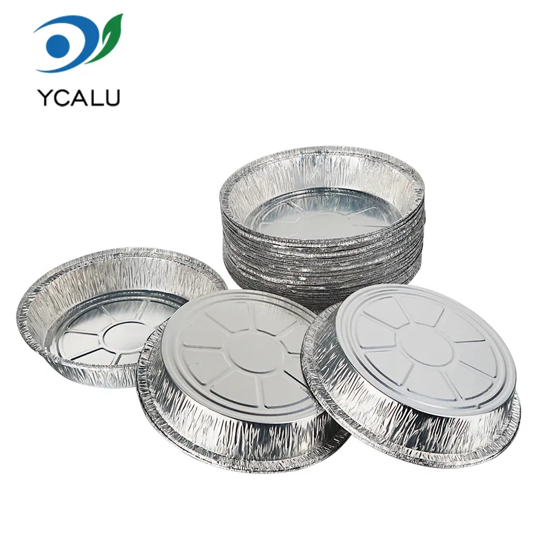 Luchtfriteuse Voedsel Zilverkleurige aluminiumfoliecontainers