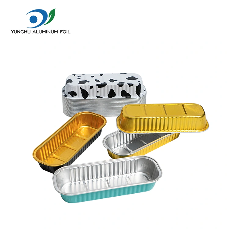 Rechthoekige bakcake smoothwall aluminiumfoliecontainers Rechthoekige bakcake smoothwall aluminiumfoliecontainers