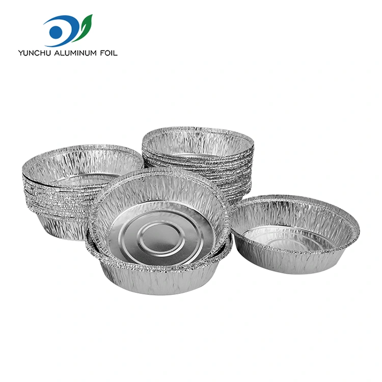 Round Air Fryer Baking Tray Silver aluminiumfoliecontainers