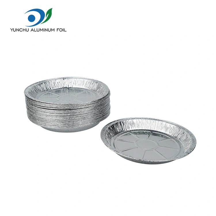 Round Air Fryer Takeaway Silver Aluminium Foly Food Container