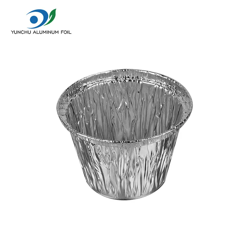 Ronde aluminiumfolie cakevorm voor bakken in de luchtfriteuse