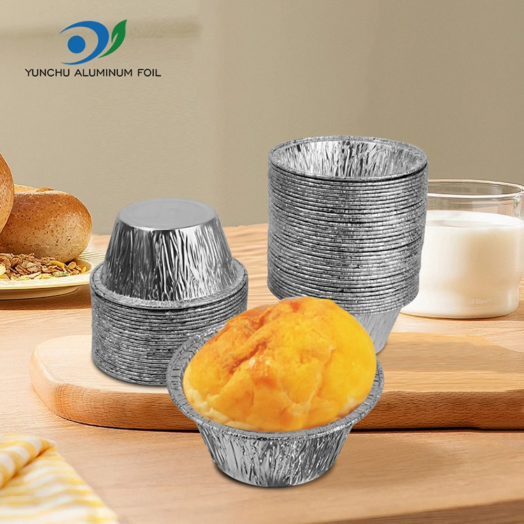 Round Bake Cake Silver Aluminium Foly Food Container Round Bake Cake Silver Aluminium Foly Food Container