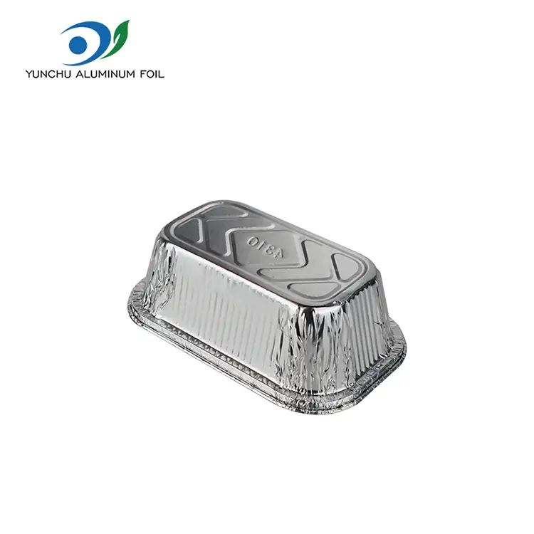 Vierkante cakebak zilveren aluminium foliecontainers